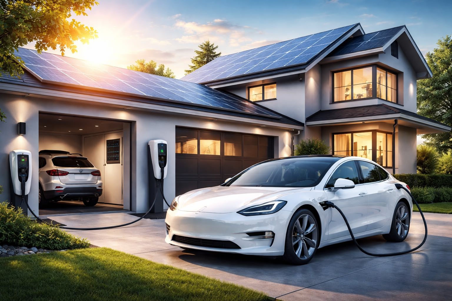 Cargador para auto eléctrico